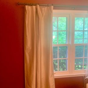 Restoration Hardware Silk Drapes 2 panels 50 x 84